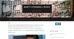 Desktop Screenshot of martyodonnellmusic.com